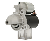 A new 12V 1.1KW starter motor with 10 teeth and a silver and black color. fits ford, mazda, volvo vehicles