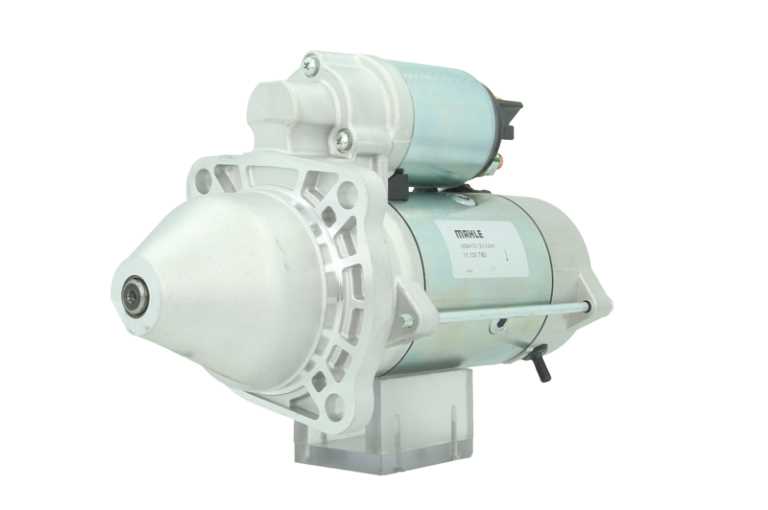 A 12V Perkins starter motor 3.2KW for JCB and Massey ferguson vehicles, displaying the front left side