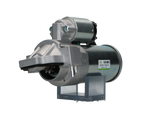A new 12V Ford starter motor with 2.2 kW power and 11 teeth, visible mounting points, and electrical connectors.