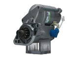 A new 12V Kubota starter motor 1.4KW, showing a metallic body with wiring and a blue component on the side.