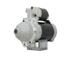 A new 12V Deutz starter motor with 2.3 kW power rating and 9 teeth, visible mounting points, and electrical connectors.