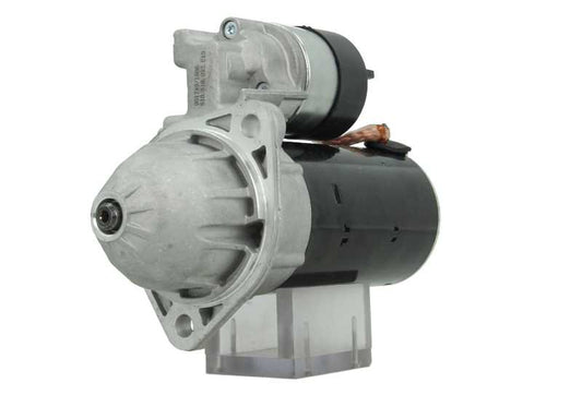 A Deutz 2.5 kw starter motor with a silver and black color scheme.