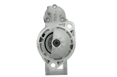 A 12V 9 teeth Deutz 2.5 kw starter motor with a silver and black color scheme.