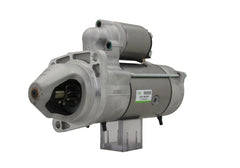 A new 12V Deutz 3.0 kw starter with a silver and gray color.