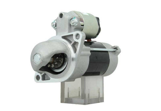 A new 12V Kubota starter motor with 1.0 kw power, typically used in vehicles or machinery.