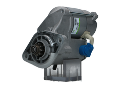 A gray 12V Kubota starter motor for cars, 1.4KW power rating and 9 teeth