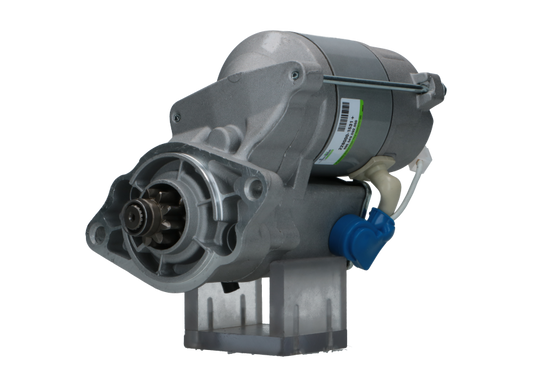 A gray 12V Kubota 1.4KW starter motor for vehicles, with visible mounting points and electrical connectors.