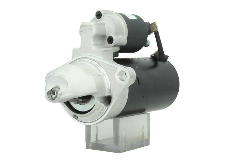 A new 12V aftermarket 2KW starter motor designed for a Perkins engine, featuring a silver and black color.
