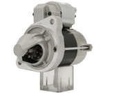 A new 12v starter motor for multiple Ford vehicles with a power of 1.2KW and 11 teeth, with a metallic body and a black and silver color scheme.