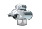 A new 12V starter motor for Ford vehicles, 2.2KW with 11 teeth displaying metallic surfaces and a robust design.