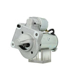 A new 12v starter motor for Volvo trucks with a power of 2.3kw and 11 teeth, showing a metallic body with electrical connectors and mounting holes.