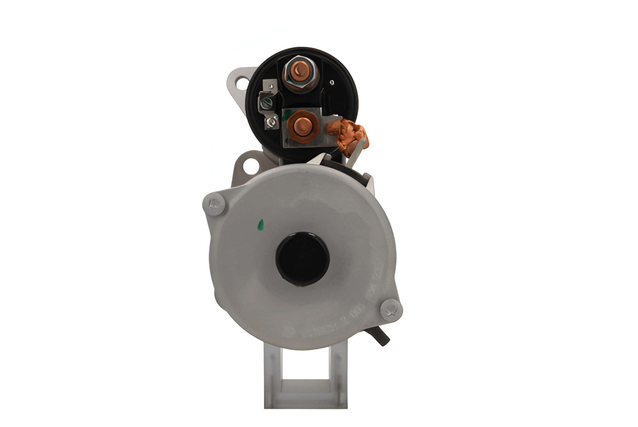 A new 24V starter motor 4.0KW for Daf truck vehicles, displaying the back side with 89.0 pinion and 10 teeth.
