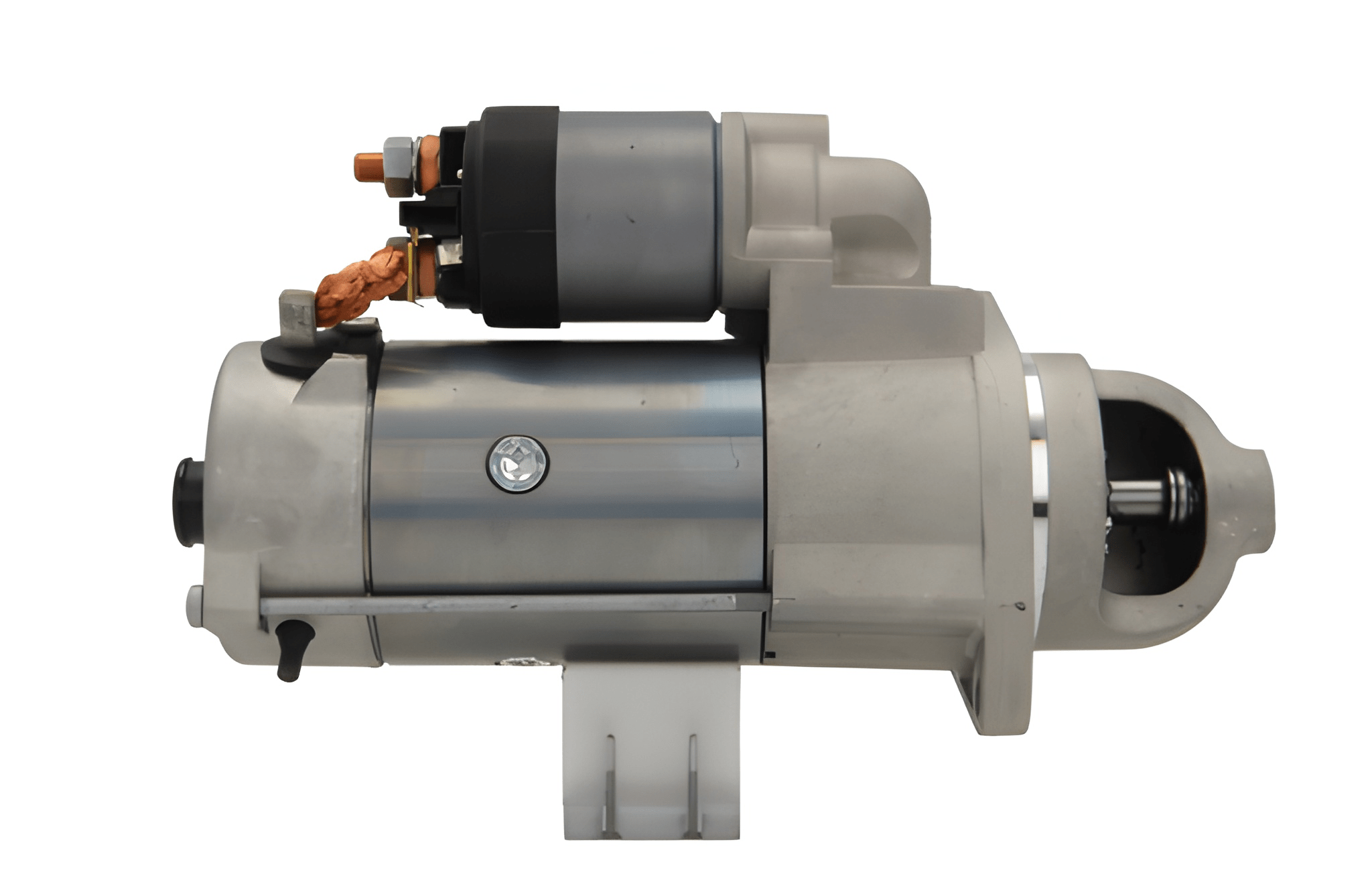 A new 24V starter motor 4.0KW for Daf truck vehicles, displaying the side with 89.0mm pinion and 10 teeth.