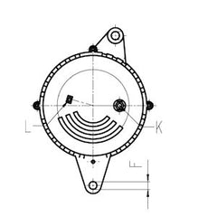 New Alternator 12v 40AMP Fits: Bobcat, Kubota, Case, Ferrari, New Holland, Hitachi etc. 113856 / ALT30007