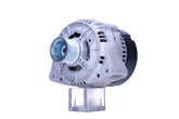 A John Deere 115A 12V alternator, showing a metal body with a pulley and mounting points, against a white background.