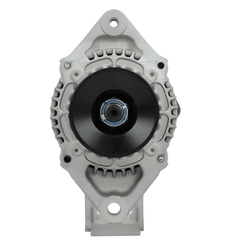 front view of a Car alternator on a white background
