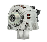 A new aftermarket alternator for Ford vehicles, with metal body and free wheel pulley.