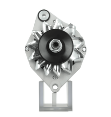 Car alternator on a white background