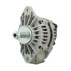 A new 24V 70Amp aftermarket alternator with a metal body and a free wheel pulley, designed to be mounted on a vehicle.