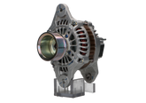 A new aftermarket alternator with a silver and gray color, designed for Renault and volvo trucks.