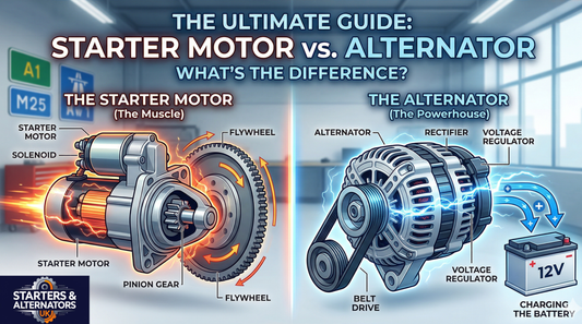 The Ultimate Guide: Starter Motors vs Alternators - What’s the Difference?