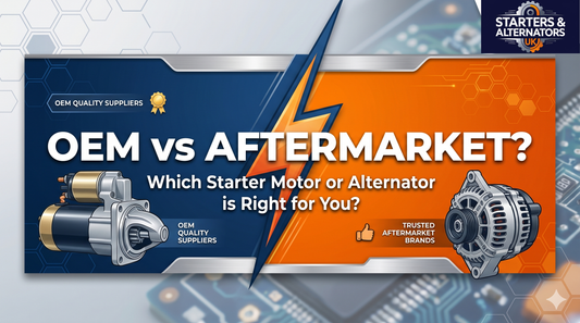 OEM vs. Aftermarket: Choosing the Right Starter or Alternator