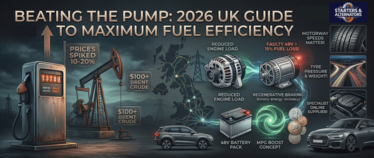 Beating the 2026 Fuel Crisis | Buy Efficient Starters & Alternators Online UK