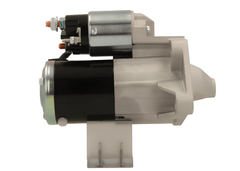 side view of A new 12V starter motor for nissan, vauxhall, opel and renault vehicles with 1.4 kW power and 12 teeth