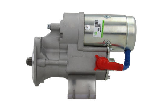 side view of A new 12V starter motor with a power of 2.2KW and 9 teeth designed for use in Hyster, Isuzu and komatsu vehicles