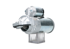 A new 12V starter motor for Ford vehicles, 2.2KW with 11 teeth displaying metallic surfaces and a robust design.
