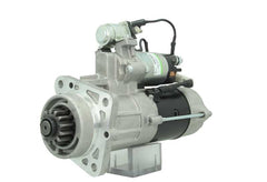 A new 24V starter motor 5.5KW for Mercedes, featuring a metal body with wiring 