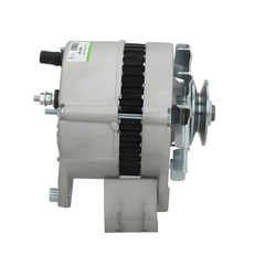 Car alternator on a white background side view