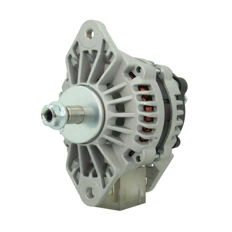 A new 24V 70Amp aftermarket alternator with a metal body and a free wheel pulley, designed to be mounted on a vehicle.