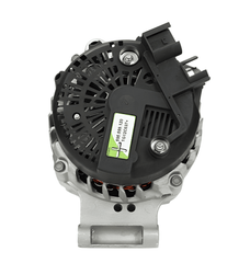 Car alternator on a white background