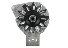Car alternator on a white background