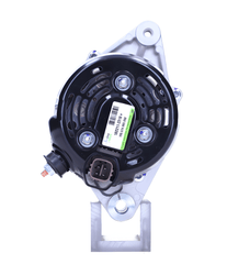 rear view of Car alternator on a white background