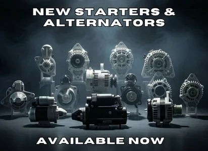 New starters and alternators available now
